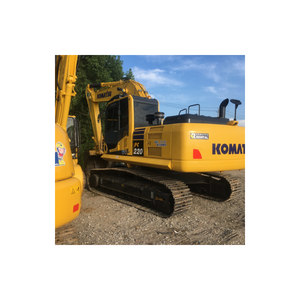 Excavadora Komatsu PC 220 usada en buenas condiciones, Excavadora hidráulica de 22 toneladas, componentes de núcleo, motor, caja de cambios, bomba de engranajes, venta - Product Image 1