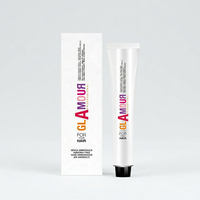 GLAMOUR PROFESSIONAL Crema de Coloración Capilar de Primera Calidad Sin Amoníaco 100 ml Para Todo Tipo de Cabello Tonos Naturales Permanentes Aceite de Argán