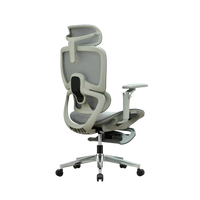 Silla de Oficina Ergonómica de Malla con Soporte Lumbar, Silla Giratoria para Computadora, para Uso en Hoteles y Centros de Negocios