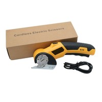 Ciseaux électriques portatifs en tissu au lithium pour la coupe de vêtements, cisailles circulaires électriques pour la couture et le textile