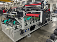 Machine automatique de profilage du bois à haute efficacité, machine de laminage à chaud à colle PUR pour les profilés en PVC, MDF et bois