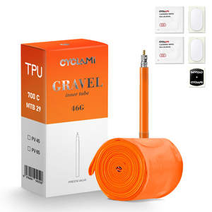 Chambre à air intérieure en TPU CYCLAMI 700/32C-47C pour pneu de VTT 29 32-47-622, pneu de vélo FV 45mm, accessoire pour vélo de gravier et de <span class=keywords><strong>route</strong></span> - Product Image 1