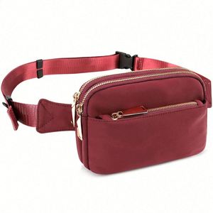 Bolso Bandolera Impermeable con 3 Bolsillos con Cremallera, Mini Bolso de Pecho para Mujer, Riñonera Deportiva para Correr - Product Image 1