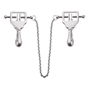 New Launched Key Shape Nipple <b>Clamp</b> Metal Nipple <b>Clamps</b> Adults Games BDSM Toy Erotic Breast Stimulate Flirt Breast <b>Clip</b> Sex Toy - Product Image 5