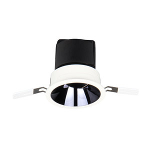 Foco LED Empotrable Moderno de 12W, Altura Ajustable, Regulable, de Aleación de Aluminio, Sin Marco, Luz Blanca Cálida 3500K, Haz de 120 Grados - Product Image 1