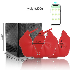 Petals Lotion Clip APP Masajeador de estimulación mamaria femenina Accesorios para juegos de rol - Product Image 3