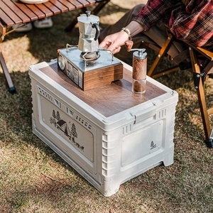 Naturehike Camping Storage Box Outdoor Portable Travel Foldable Box Table Car Trunk PP Folding Storage Box