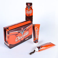 Vente en gros de bonbons dentifrice liquide en forme de chocolat sucré chocolats alimentaires confiture en vrac