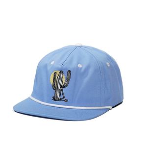 Gorra de Béisbol de 5 Paneles con Visera Plana y Cierre a Presión, con Logotipo Personalizado OEM, Bordado de Algodón - Product Image 1