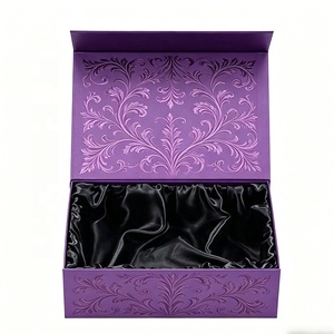 High-End Eco-Friendly Rigid Foldable Magnetic Gift Box Custom Logo Printed Paperboard Packaging Recycled Materials Embossing - Product Image 4