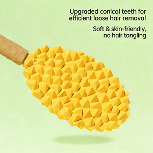 Cepillo Removedor de Pelo para Mascotas con Forma de Durián, Diseño Nuevo, Venta al por Mayor de Fábrica, Reutilizable, Peine de Masaje para Mascotas - Product Image 4