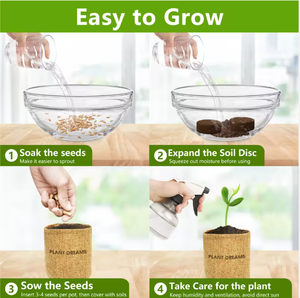 DIY Growing Kit Unique Indoor Plant Growing Tools Customizable Planters <strong>Gardening</strong> <strong>Gifts</strong> <strong>for</strong> <strong>Women</strong> Men Kids - Product Image 4
