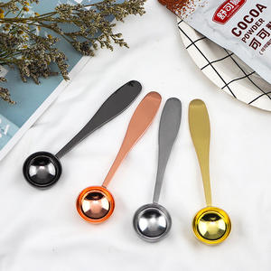 Cuchara de café de acero inoxidable plateada, cuchara de té medidora de Metal de 2,5 ML y 5ML de varios tamaños personalizados aceptables - Product Image 5