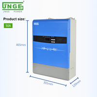 Contrôleur de charge solaire MPPT haute tension 50A 80A 100A 192V 384V 96V 220 - 360VDC