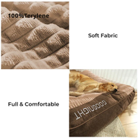 Lit pour chien, Nid pour animaux de compagnie XXL, Lit de luxe pour chien, Grand lit épais anti-griffures, Protection de la colonne vertébrale, Matelas orthopédique pour chien et chat