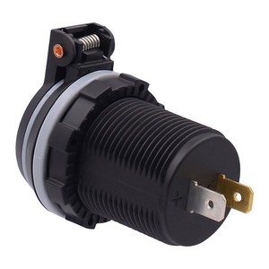 Caricatore <span class=keywords><strong>USB</strong></span> Doppio 5V 48A per Auto, Moto, Bici Elettrica, Modifica <span class=keywords><strong>Accendisigari</strong></span>, con Coperchio Impermeabile per Telefono - Product Image 5