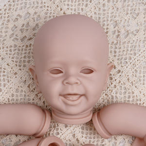 Poupée Reborn en Vinyle Souple de 20 Pouces, Fille Elfe Chbi, Kits de Peinture au Gel, Poupée de Mode à <span class=keywords><strong>Cheveux</strong></span> Courts pour la Création Artistique, Matériel en Vinyle Souple - Product Image 2