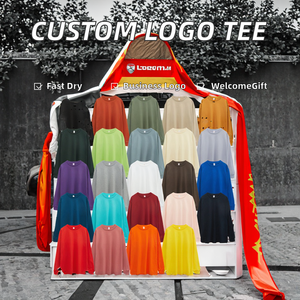 เสื้อยืดคอกลมแขนยาวพิมพ์ลายโลโก้ธุรกิจตามสั่งด้วยเทคนิค UV ผ้าฝ้าย 100% แห้งเร็ว ระบายอากาศได้ดี เหมาะสำหรับทุกเพศทุกวัย ของที่ระลึกส่งเสริมการขาย - Product Image 2