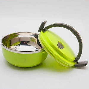 Ama-zonホットセールポータブルラウンド多層ランチボックスハンドル付きカスタムキャリア弁当ランチボックス保温食品保存容器 - Product Image 3