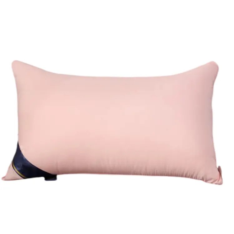 Venta al por mayor de algodón blanco suave para el hogar 100% fibra de poliéster almohada de cama para dormir cómodo
