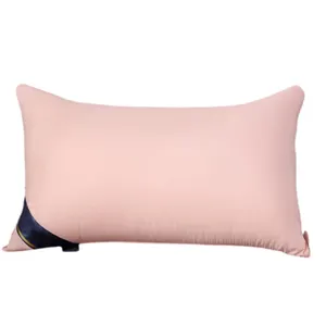 도매 소프트 화이트 홈 면 100% 폴리에스터 섬유 침대 베개 편안한 수면