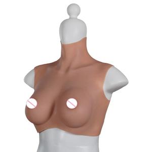 Prothèses mammaires en silicone réalistes OEM/ODM personnalisées, taille M-C, pour travestis, transgenres, drag queens, cosplay et jeux de rôle - Product Image 3