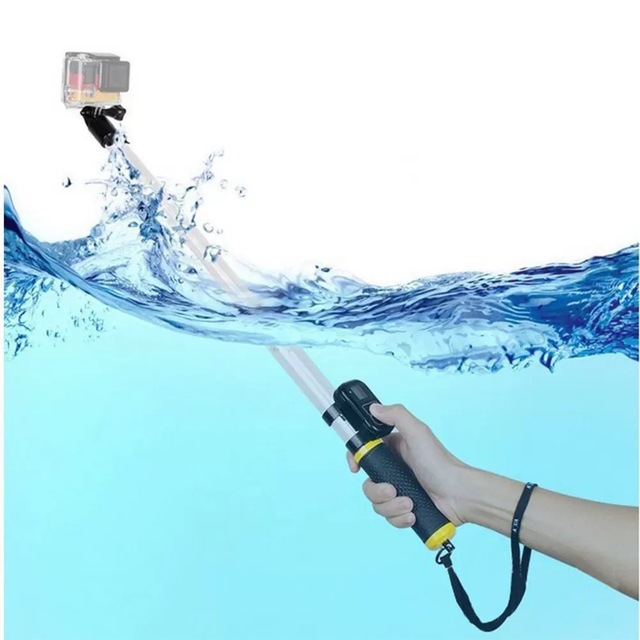 Hot Selling Bangbobi Transparent Telescopic Underwater Selfie Stick Buoyancy ABS Material for Hero Action Camera Accessory