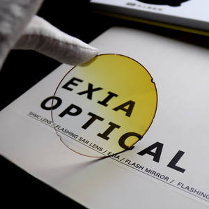 Exia a6 lentes de cor gradiente flash espelhado, ouro lentes de sol uv400 plano - Product Image 5