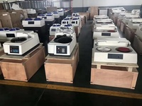 Machine de polissage d'échantillons métallographiques P-2T, polisseuse de table à double disque de 200 mm pour les tests de matériaux en laboratoire
