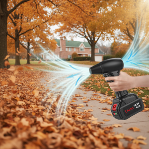 <span class=keywords><strong>Nouveau</strong></span> Souffleur de feuilles haute vitesse sans batterie, tête amovible, portable, pour déneigement et élimination de l'eau, ventilateur turbo, nettoyeur d'écran, vitesse du vent 42 m/s, 400 W - Product Image 5