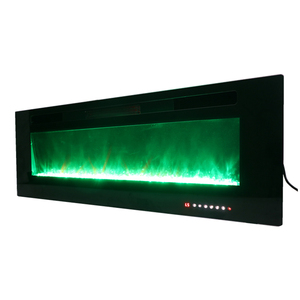 Prisma <span class=keywords><strong>dimplex</strong></span> moderno 3d para uso en interiores, <span class=keywords><strong>chimenea</strong></span> eléctrica de 50 pulgadas montada en la pared, efecto de llama led - Product Image 3