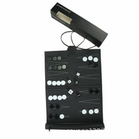 Jeu d'échecs enroulable personnalisé - Plateau de backgammon portable avec rangement, couleur et logo personnalisables YSBAR YS-304
