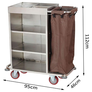 Cloison de séparation à 4 niveaux en acier inoxydable robuste, type porte, pour hôtel - Product Image 2