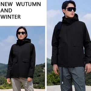 Design Customization logo Men's New Fashion Lightweight Warm Windbreaker <b>Jacket</b> with Zipper Solid Pattern for Autumn Season - Product Image 5