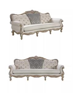 เฟอร์นิเจอร์ห้องนั่งเล่นไม้เนื้อแข็งสไตล์คลาสสิกแบบอังกฤษ โซฟาสำหรับหลายคน เหมาะสำหรับโรงแรมและวิลล่า สามารถปรับแต่งได้ ขายตรงจากโรงงาน - Product Image 4