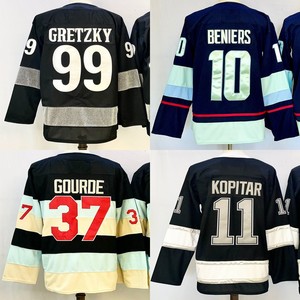 Maglie da Hockey Cucite per Uomo 62 Brandon Montour 37 Yanni Gourde 7 Eberle 9 Adrian Kempe 11 Anze Kopitar 22 Kevin Fiala - Product Image 1