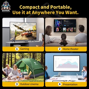 Proyector Inteligente Compacto para Juegos y Películas - Decodificación 4K, WiFi6, Enfoque Automático, 33 Idiomas, Listo para Regalo - Product Image 6
