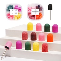 Embouts de ponçage en plastique de qualité supérieure pour soins des ongles, pour pédicures, élimination des callosités et des cuticules, outils de nail art et ponçage