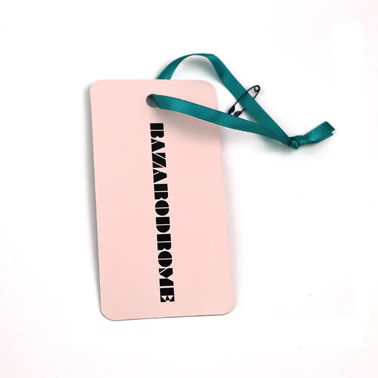 Customized Printed Logo paper hangtags swing hang tags new china label custom clothing garment tag