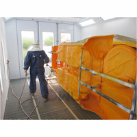 Atelier de peinture à base d'eau, cabine de peinture pour voiture, 300 w WLD8300