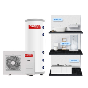 Compresor IMPOSOL Europa 3-25kw, Bomba de Calor Geotérmica, Calentador de Agua 6-8kw, Bomba de Calor Aire-Agua Solar para Exteriores, Hotel, IMPOSOL R32/R290 Europa - Product Image 3