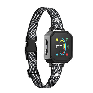 Color <b>Screen</b> Anti Bark Device Dog Training Collar Dual <b>Vibration</b> Automatic Trainer Black ABS Material 985A - Product Image 5