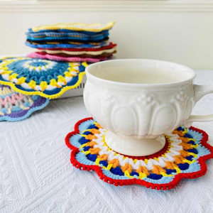 Phong Cách Bohemian tay-móc vải đế lót ly placemats miếng đệm cách nhiệt để bảo vệ bàn ăn cà phê - Product Image 3