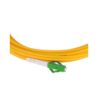 Cordon de raccordement à fibre optique personnalisé Duplex LC APC à UPC 2 Core 1 3M Jumper monomode 9/125um SM 2.0 3.0mm