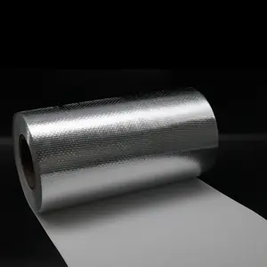 Aluminium Foil Poli Pe Laminasi Aluminium Foil dengan Kain Tenun untuk Bitumen