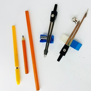 School Stationery 14pcs Ball Pen Inside Universe High Quality Precision Compass Set Metal - Product Image 6