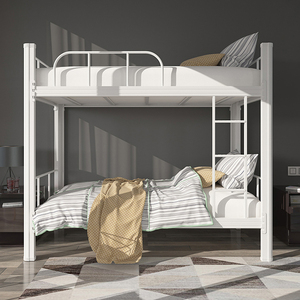 Factory double bunk katil 2 tingkat pengukuran tempat tidur tidur 2 susun stackable dan student split metal bed - Product Image 5