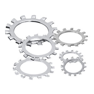 Din6797 stainless steel plain serrated locking washer with internal teeth - Product Image 2