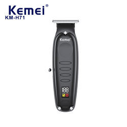Tondeuse à cheveux <span class=keywords><strong>Kemei</strong></span> Km-H71, design <span class=keywords><strong>mini</strong></span>, batterie au lithium 1400 mAh, charge rapide USB, affichage numérique - Product Image 3