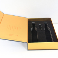 Boîte d'emballage de luxe personnalisée pour vins et spiritueux, directement de l'usine |   Boîte imprimée avec logo et insert personnalisé pour whisky, vodka